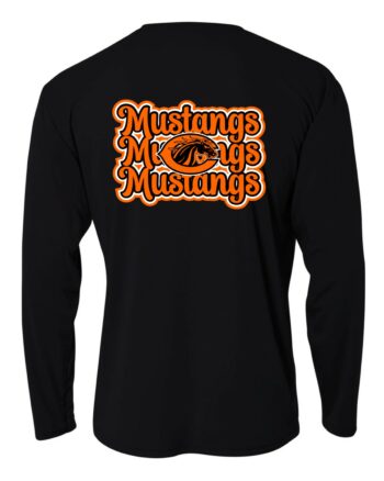 Performance Long Sleeve T-shirt-Vintage Logo