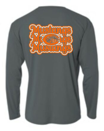 Performance Long Sleeve T-shirt-Vintage Logo - Image 2