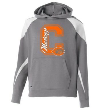 Color Block Hooded Sweatshirt Block C Logo - Image 2